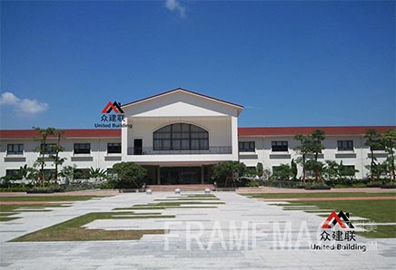 China · Edificio de oficinas de acero ligero de Zhuhai China Communications Group